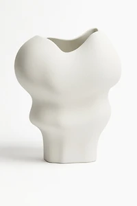 Extra-Large Irregular-Shaped Stoneware Vase