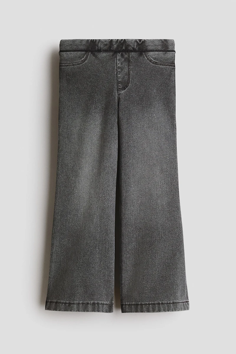 Wide Denim-look Pants