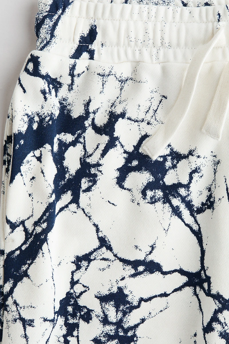 Short en molleton imprimé