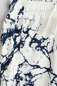 Short en molleton imprimé