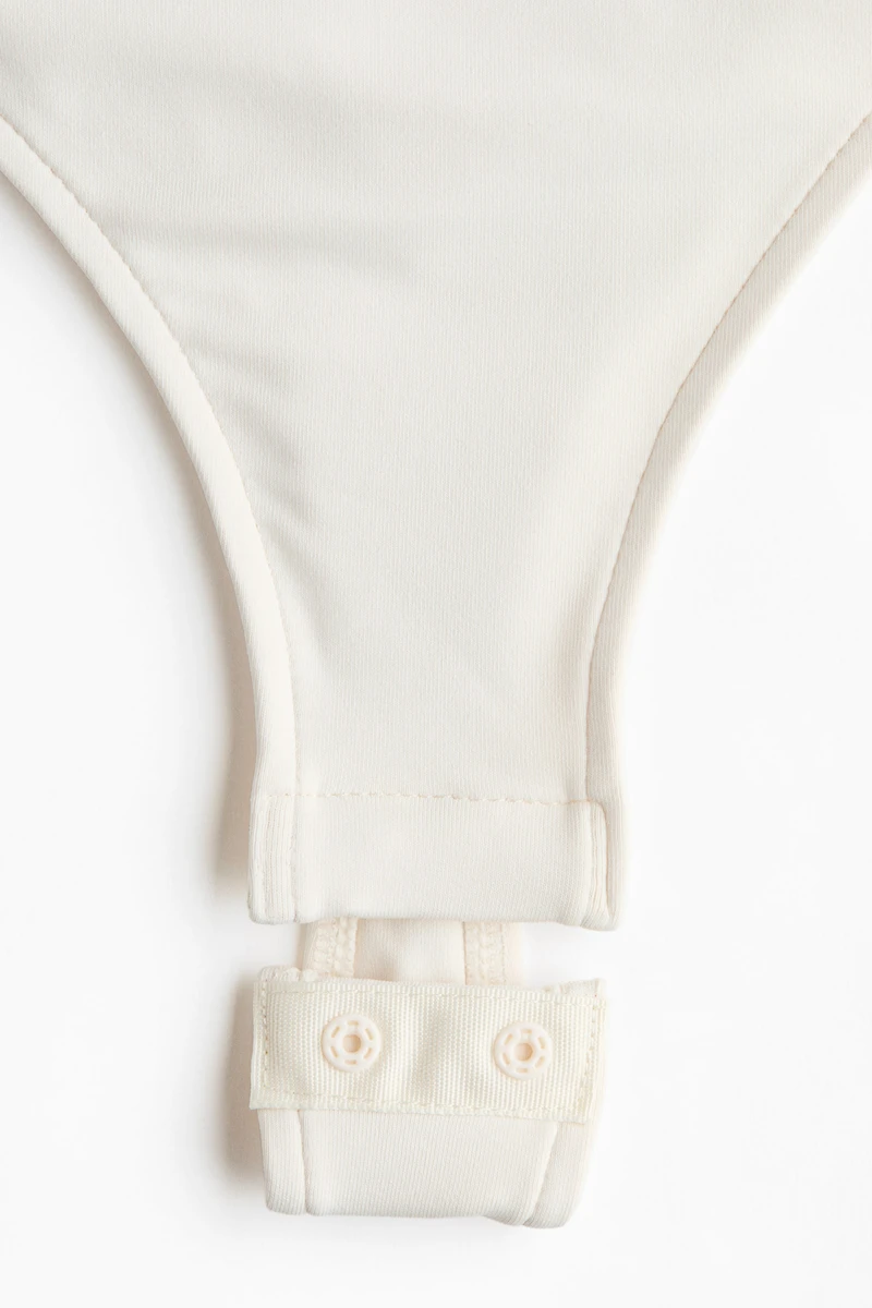 Twist-Detail Thong Bodysuit