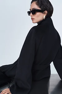 Elongated Cat-Eye Sunglasses