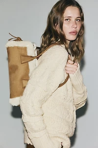 Chandail en tricot texturé