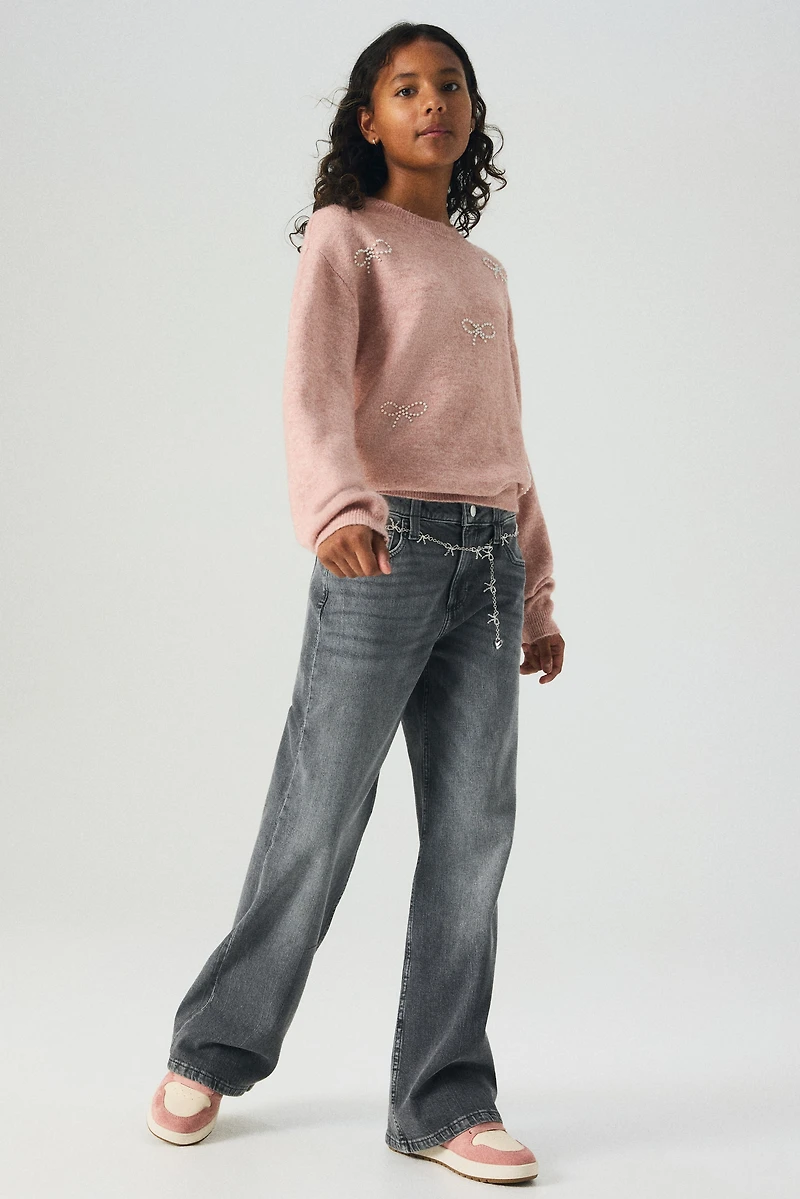 Baggy Fit Bootcut Jeans