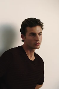 Slim-Fit Knit T-Shirt