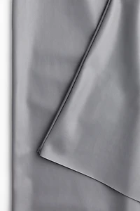 Pantalon de jogging large en tissus enduit