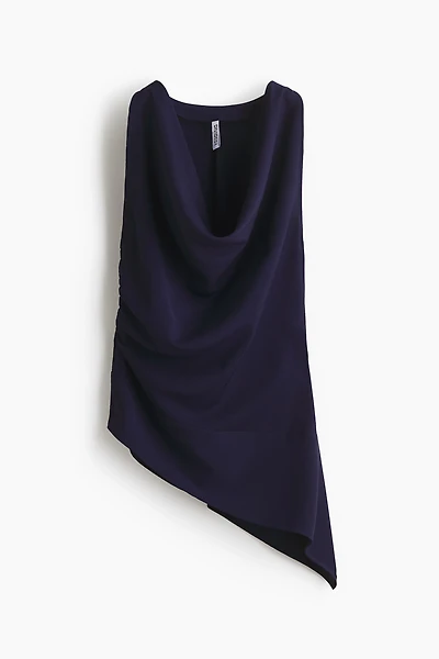 Haut asymétrique en crêpe