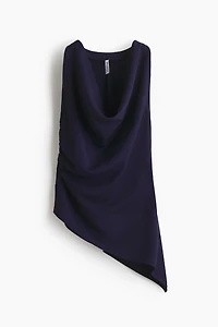 Haut asymétrique en crêpe