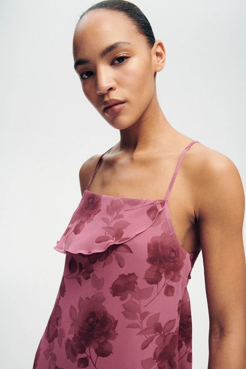 Tie-Back Slip Dress