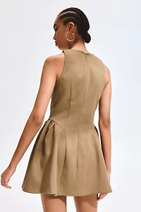 Dress with Flared Skirt