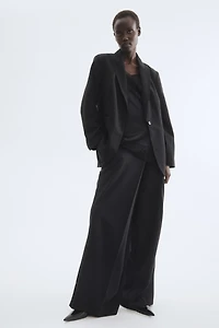 Blazer à fermeture droite