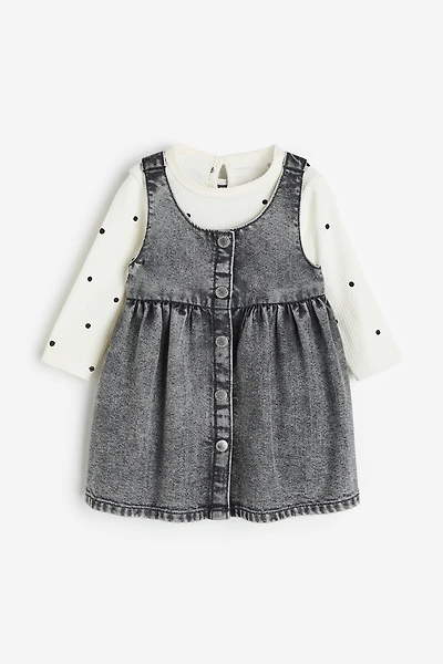 Ensemble 2 pièces avec haut et robe