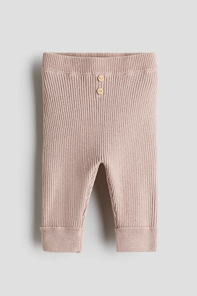 Rib-Knit Pants