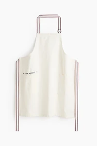 Linen-Blend Apron