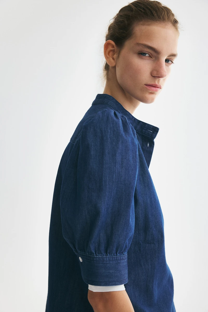 Puff-Sleeved Blouse