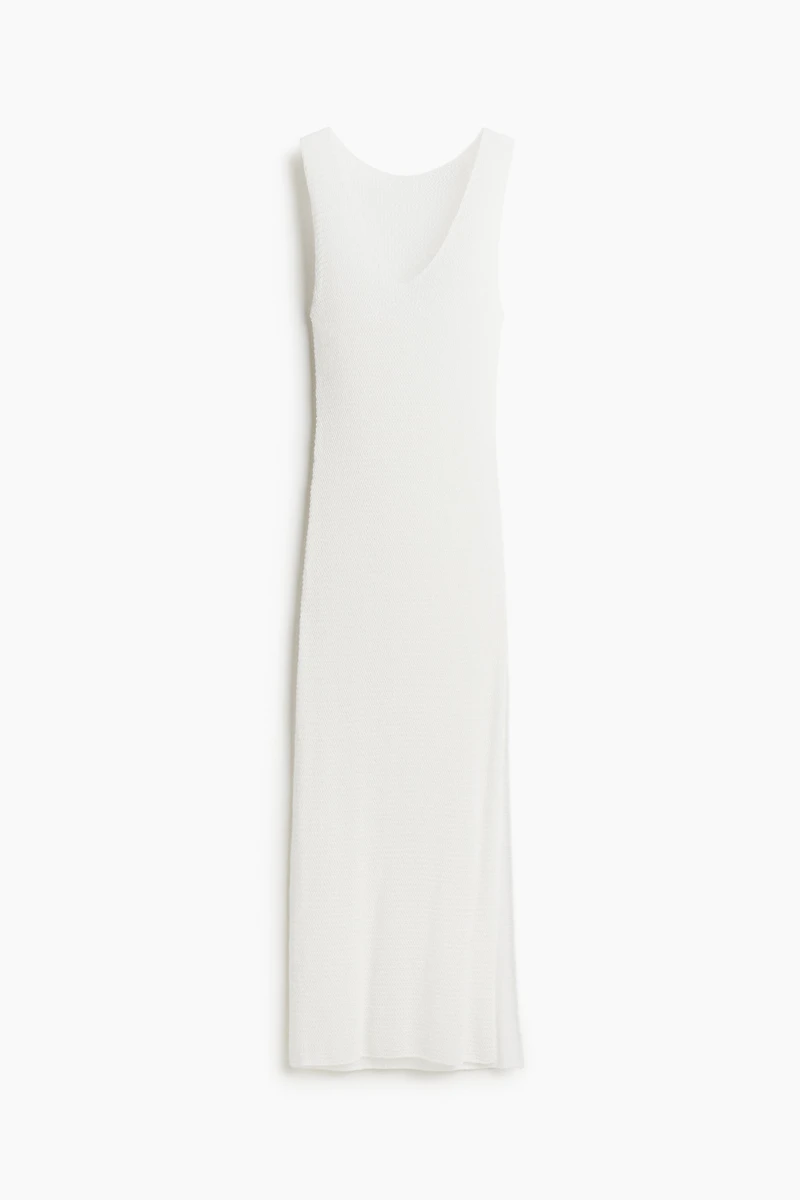 Loose-Knit Beach Dress