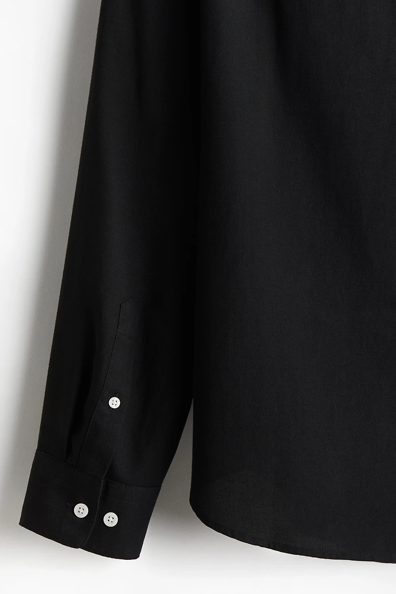 Regular Fit Lyocell-Blend Shirt