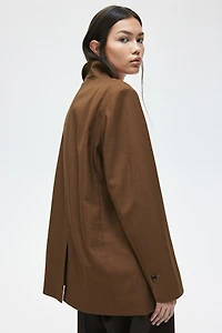Blazer à fermeture droite
