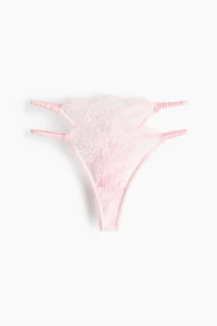2-Pack Lace Thong Briefs