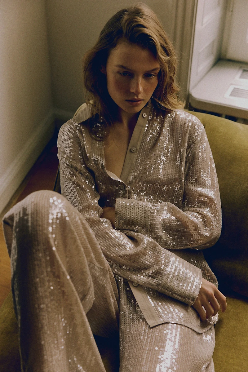 Chemise à sequins
