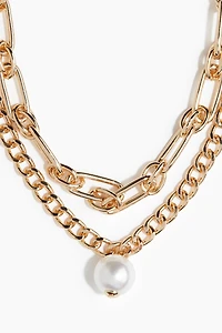 Collier chaîne à deux rangs