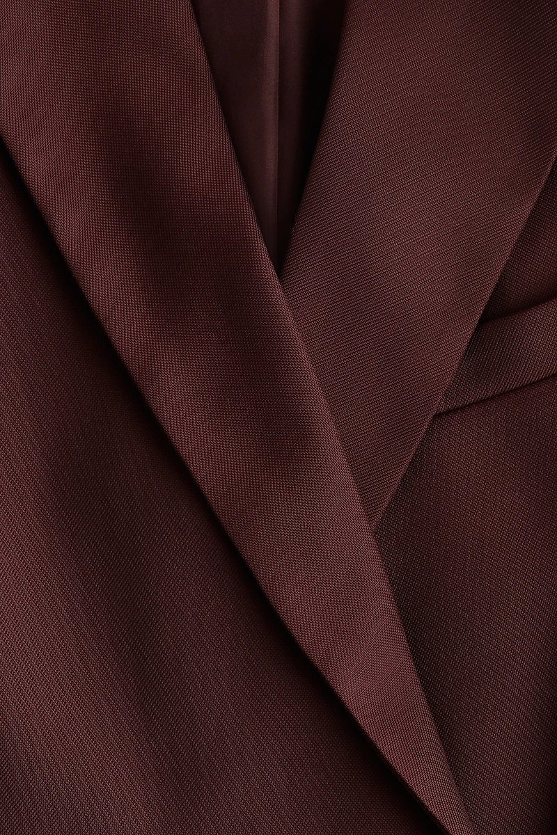 Tie-Detail Wrapover Jacket