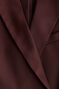 Tie-Detail Wrapover Jacket