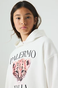 Oversized Hoodie with Motif