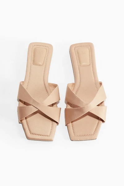 Crossover-Strap Sandals