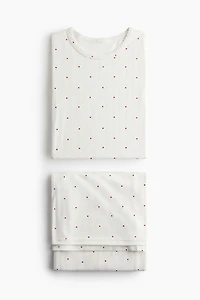 Pointelle Jersey Pajamas