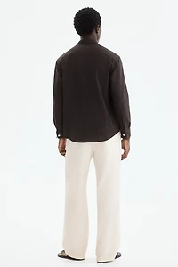 Relaxed-Fit Textured Pants