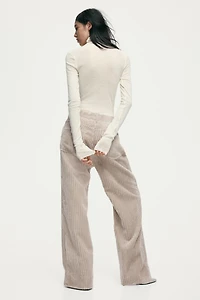 Haut à col roulé en laine