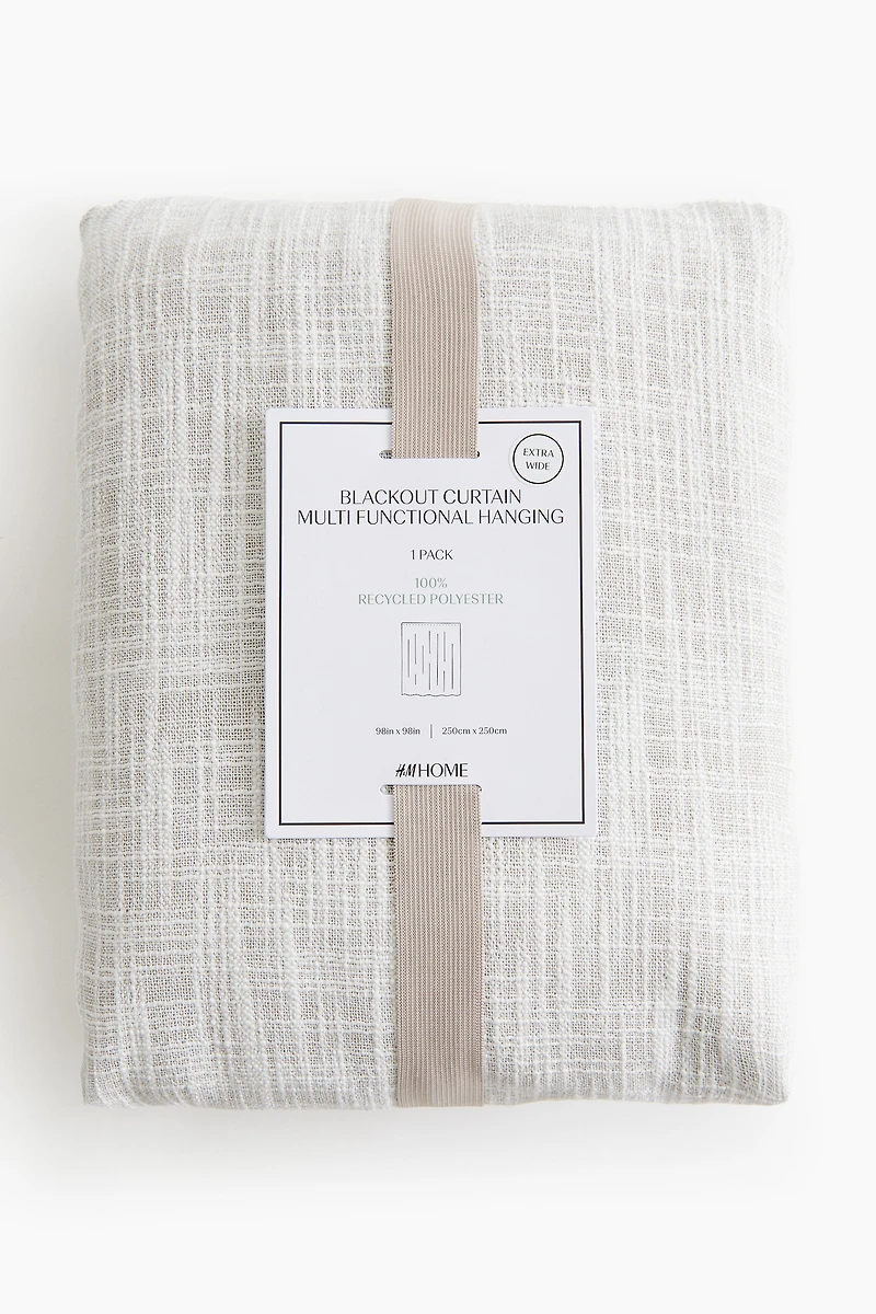 Single-pack Wide Blackout Curtain Panel