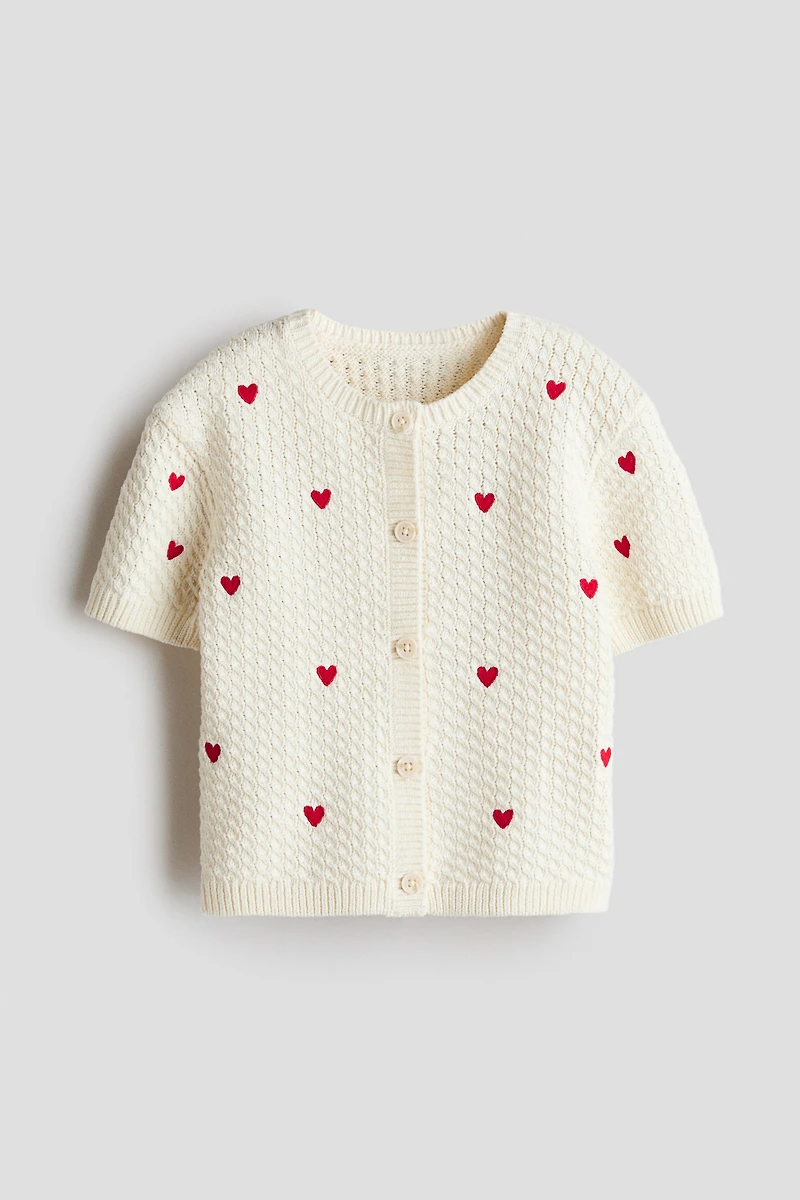 Short-Sleeved Cardigan
