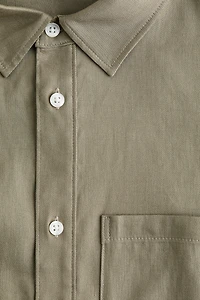 Easy Care Regular-Fit Linen-Blend Shirt