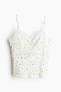 Lace-Detail Camisole Top
