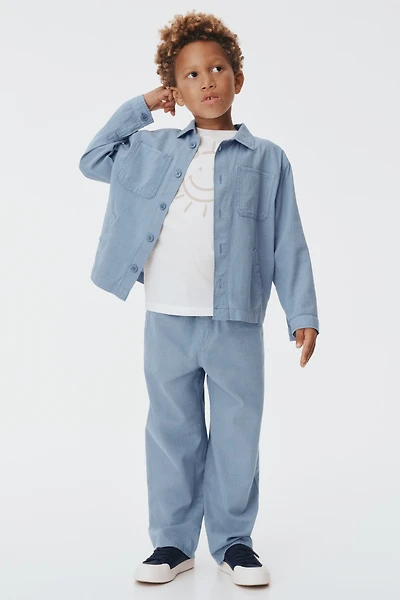 Pantalon jogging en lin mélangé