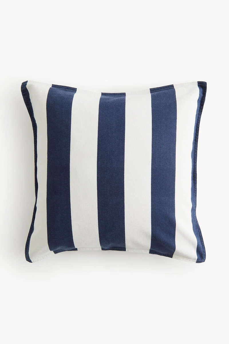 Housse de coussin en lin mélangé