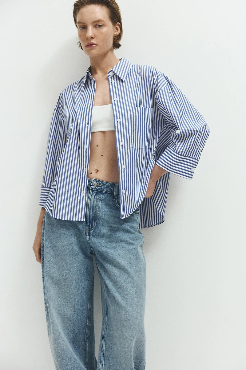 Short Poplin Shirt