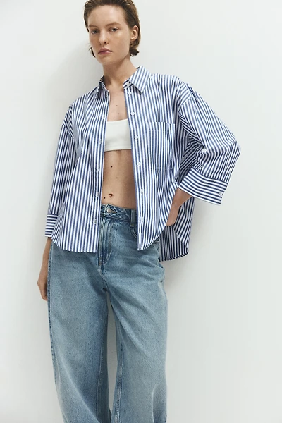 Short Poplin Shirt