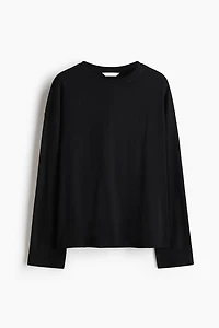 Long-Sleeved Cotton Top