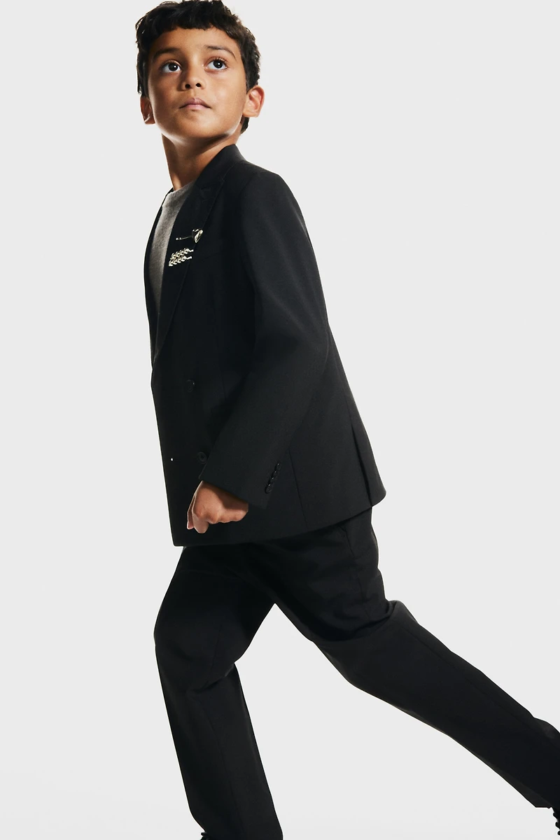 Wool-Blend Dress Pants