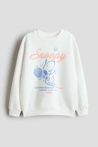 Chandail ample à motif imprimé