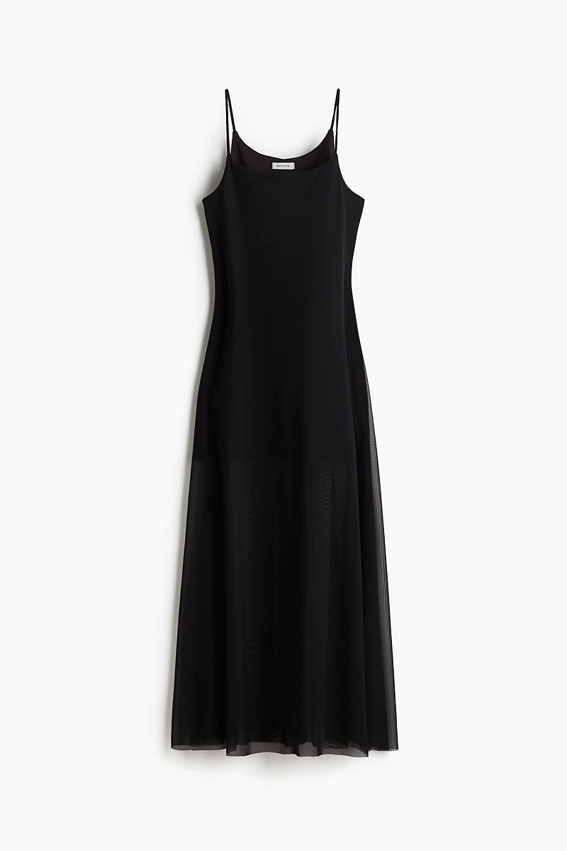 Strappy Mesh Dress
