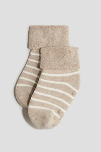 Lot de 3 paires chaussettes en bouclette