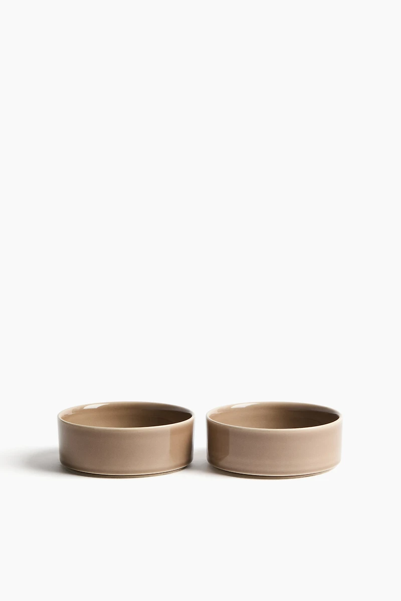 2-Pack Small Stoneware Bowls