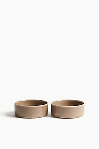 2-Pack Small Stoneware Bowls