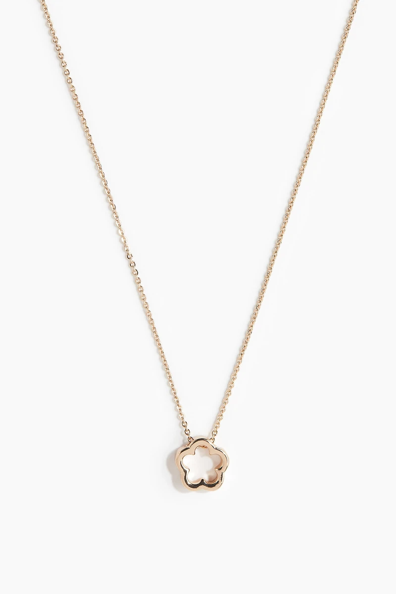 Flower-Pendant Necklace