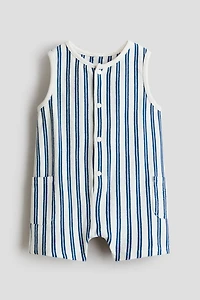 Barboteuse en coton éponge