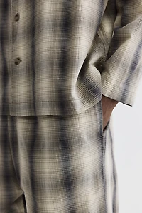 Poplin Pajama Shirt and Pants